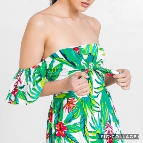 SO CUTE! High Low Dress w/Off The Shoulders - Picture 2 of 4